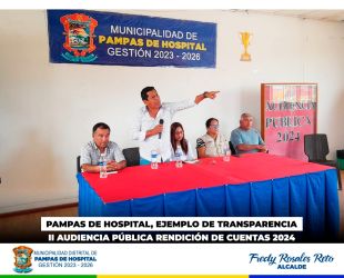 ✅ 𝐏𝐀𝐌𝐏𝐀𝐒 𝐃𝐄 𝐇𝐎𝐒𝐏𝐈𝐓𝐀𝐋, 𝐄𝐉𝐄𝐌𝐏𝐋𝐎 𝐃𝐄 𝐓𝐑𝐀𝐍𝐒𝐏𝐀𝐑𝐄𝐍𝐂𝐈𝐀 𝐄𝐍 𝐋𝐀 𝐈𝐈 𝐀𝐔𝐃𝐈𝐄𝐍𝐂𝐈𝐀 𝐏𝐔́𝐁𝐋𝐈𝐂𝐀 𝐑𝐄𝐍𝐃𝐈𝐂𝐈𝐎́𝐍 𝐃𝐄 𝐂𝐔𝐄𝐍𝐓𝐀𝐒 𝟐𝟎𝟐𝟒 ✅