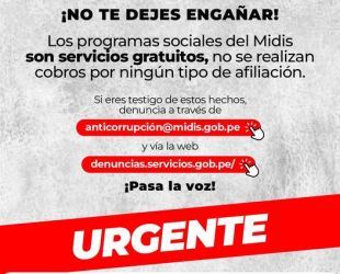 EL MIDIS TE ALERTA 
