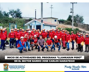 ✅ 𝐈𝐍𝐈𝐂𝐈𝐎 𝐃𝐄 𝐀𝐂𝐓𝐈𝐕𝐈𝐃𝐀𝐃𝐄𝐒 𝐃𝐄𝐋 𝐏𝐑𝐎𝐆𝐑𝐀𝐌𝐀 𝐃𝐄 𝐄𝐌𝐏𝐋𝐄𝐎 𝐓𝐄𝐌𝐏𝐎𝐑𝐀𝐋 "𝐋𝐋𝐀𝐌𝐊𝐀𝐒𝐔𝐍 𝐏𝐄𝐑𝐔́" ✅