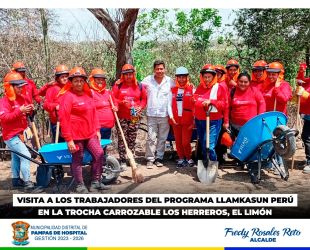 ✅ 𝐕𝐈𝐒𝐈𝐓𝐀 𝐀 𝐋𝐎𝐒 𝐓𝐑𝐀𝐁𝐀𝐉𝐀𝐃𝐎𝐑𝐄𝐒 𝐃𝐄𝐋 𝐏𝐑𝐎𝐆𝐑𝐀𝐌𝐀 𝐋𝐋𝐀𝐌𝐊𝐀𝐒𝐔𝐍 𝐏𝐄𝐑𝐔́ ✅