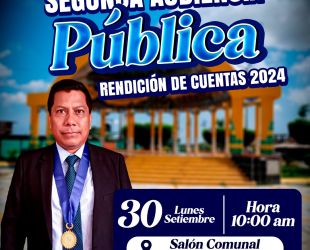 ✅ 𝐒𝐄𝐆𝐔𝐍𝐃𝐀 𝐀𝐔𝐃𝐈𝐄𝐍𝐂𝐈𝐀 𝐏𝐔́𝐁𝐋𝐈𝐂𝐀, 𝐑𝐄𝐍𝐃𝐈𝐂𝐈𝐎́𝐍 𝐃𝐄 𝐂𝐔𝐄𝐍𝐓𝐀𝐒 𝟐𝟎𝟐𝟒 ✅