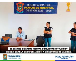 ✅ 𝐄𝐋 𝐂𝐄𝐍𝐓𝐑𝐎 𝐃𝐄 𝐒𝐀𝐋𝐔𝐃 𝐌𝐄𝐍𝐓𝐀𝐋 𝐂𝐎𝐌𝐔𝐍𝐈𝐓𝐀𝐑𝐈𝐎 𝐁𝐑𝐈𝐍𝐃𝐀 𝐂𝐇𝐀𝐑𝐋𝐀 𝐃𝐄 𝐈𝐍𝐅𝐎𝐑𝐌𝐀𝐂𝐈𝐎́𝐍 𝐀 𝐃𝐈𝐑𝐄𝐂𝐓𝐎𝐑𝐄𝐒 𝐃𝐄 𝐋𝐀𝐒 𝐈𝐈.𝐄𝐄. ✅