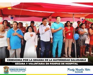 ✅ 𝐂𝐄𝐑𝐄𝐌𝐎𝐍𝐈𝐀 𝐏𝐎𝐑 𝐋𝐀 𝐒𝐄𝐌𝐀𝐍𝐀 𝐃𝐄 𝐋𝐀 𝐌𝐀𝐓𝐄𝐑𝐍𝐈𝐃𝐀𝐃 𝐒𝐀𝐋𝐔𝐃𝐀𝐁𝐋𝐄, 𝐒𝐄𝐆𝐔𝐑𝐀 𝐘 𝐕𝐎𝐋𝐔𝐍𝐓𝐀𝐑𝐈𝐀 ✅