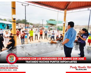 ✅ 𝐑𝐄𝐔𝐍𝐈𝐃𝐎𝐒 𝐂𝐎𝐍 𝐋𝐎𝐒 𝐌𝐎𝐑𝐀𝐃𝐎𝐑𝐄𝐒 𝐃𝐄𝐋 𝐁𝐀𝐑𝐑𝐈𝐎 𝐒𝐀𝐍 𝐉𝐎𝐒𝐄́ ✅