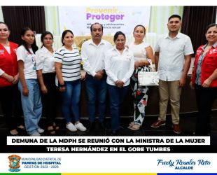 ✅ 𝐄𝐐𝐔𝐈𝐏𝐎 𝐓𝐄́𝐂𝐍𝐈𝐂𝐎 𝐃𝐄 𝐋𝐀 𝐃𝐄𝐌𝐔𝐍𝐀 𝐃𝐄 𝐋𝐀 𝐌𝐃𝐏𝐇 𝐒𝐄 𝐑𝐄𝐔𝐍𝐄 𝐂𝐎𝐍 𝐌𝐈𝐍𝐈𝐒𝐓𝐑𝐀 𝐃𝐄 𝐋𝐀 𝐌𝐔𝐉𝐄𝐑 ✅