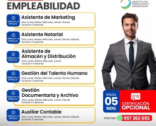 ✅ 𝐂𝐔𝐑𝐒𝐎𝐒 𝐃𝐄 𝐄𝐌𝐏𝐋𝐄𝐀𝐁𝐈𝐋𝐈𝐃𝐀𝐃 ✅