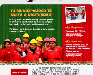 📣 𝐂𝐎𝐍𝐕𝐎𝐂𝐀𝐓𝐎𝐑𝐈𝐀 𝐏𝐀𝐑𝐀 𝐎𝐏𝐎𝐑𝐓𝐔𝐍𝐈𝐃𝐀𝐃 𝐋𝐀𝐁𝐎𝐑𝐀𝐋, 𝐋𝐋𝐀𝐌𝐊𝐀𝐒𝐔𝐌 𝐏𝐄𝐑𝐔́ 🦺